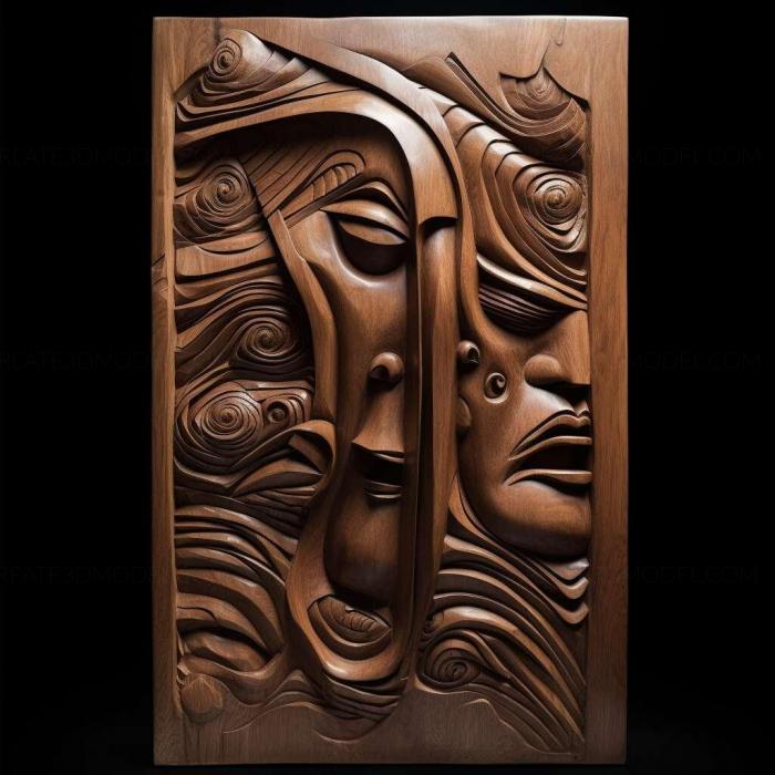 نموذج ثلاثي الأبعاد لآلة CNC 3D Art 